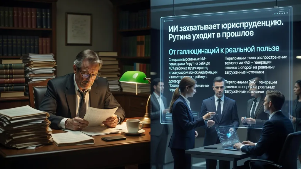 ИИ захватывает юриспруденцию. Рутина уходит в прошлое
